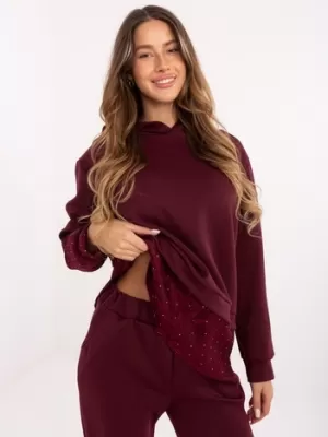 Dámský set ITALY MODA IT-KMPL-9860.61 BURGUNDY