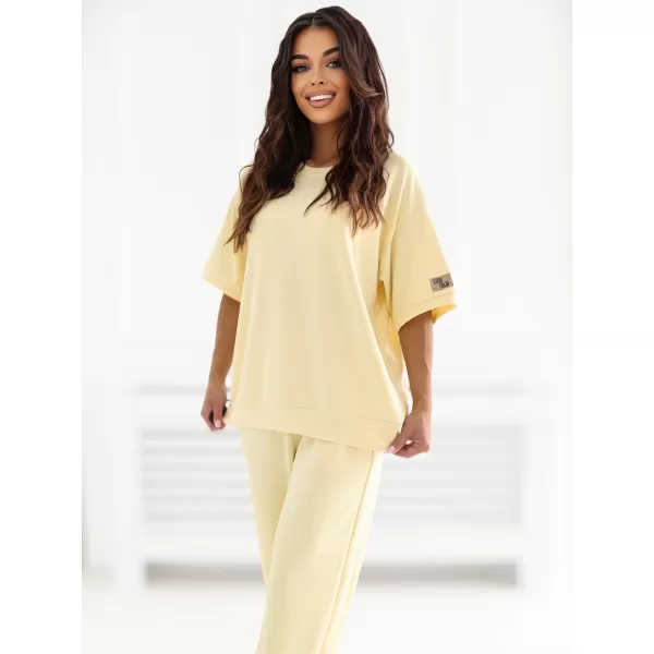  Dámský komplet RUE PARIS RV-KMPL-A1290.94 BRIGHT YELLOW 