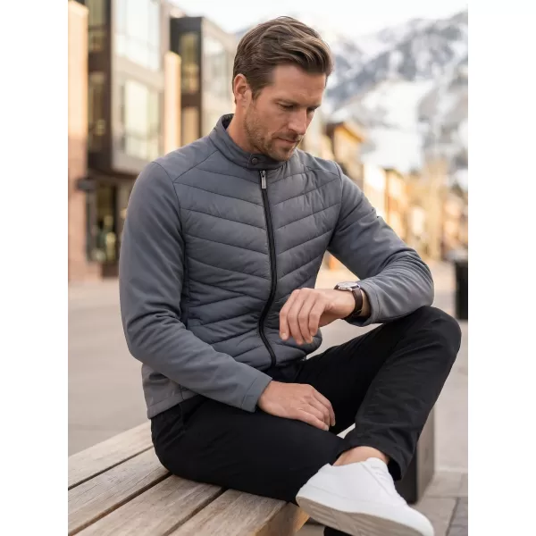  Pánská hybridní bunda MALFINI PREMIUM CROSS 555 LIGHT ANTHRACITE 