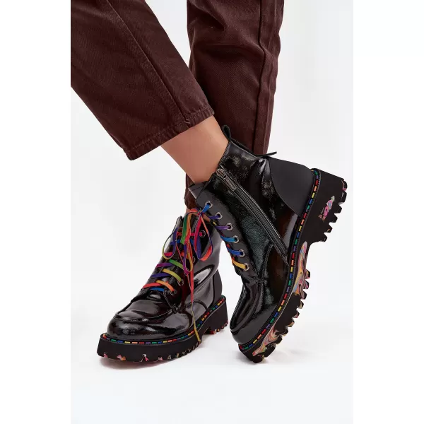 Dámské kotníkové boty ARTIKER 57C0064 BLACK 