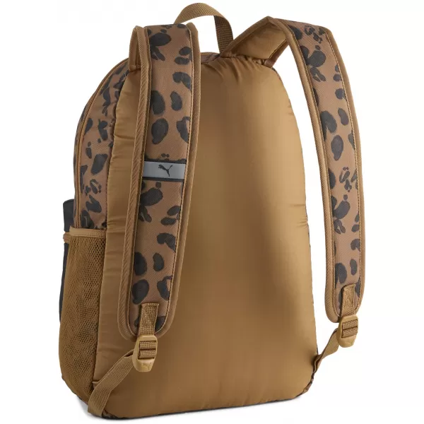  Batoh PUMA PHASE AOP BACKPACK 09116916 PUMA BLACK/KONA BROWN/LEOPARD AOP 