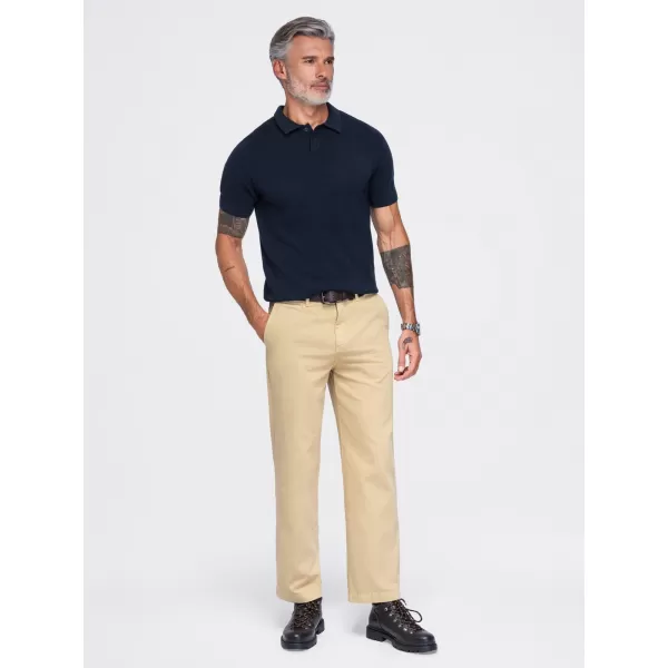  Pánské polo tričko OMBRE OM-POSS-0178 NAVY BLUE 