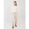 Dámské kalhoty ITALY MODA IT-SP-9995.16P LIGHT BEIGE