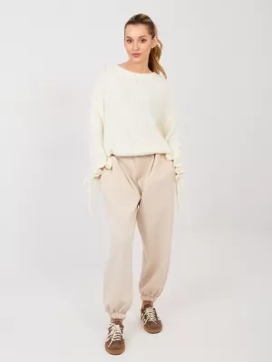 Dámské kalhoty ITALY MODA IT-SP-9995.16P LIGHT BEIGE