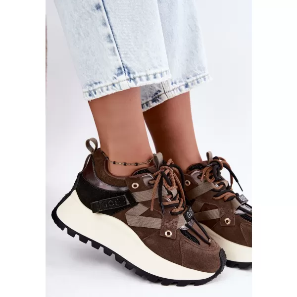  Dámské tenisky GOE UU2N4001 BROWN 