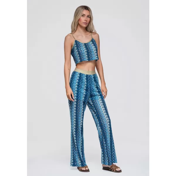  Dámská blůza OMBRE OW-TS-E0068 BLUE 
