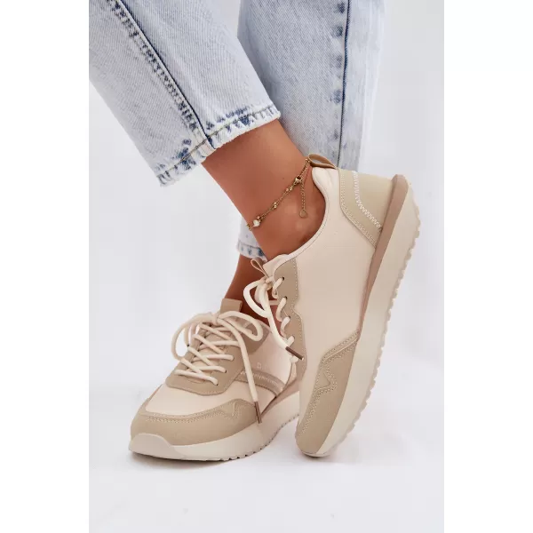  Dámské tenisky BIG STAR SHOES TT274278 BEIGE 