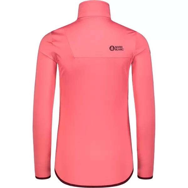  Dámská powerfleece mikina NORDBLANC CRISP NBSFL8338 RŮŽOVÁ 