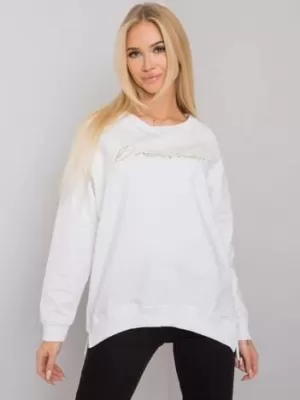 Dámská mikina RUE PARIS RV-BL-7192.66P WHITE