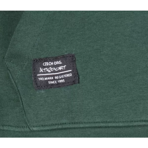  Pánská mikina ALTISPORT NP/ALMST44001 BOTTLE GREEN 
