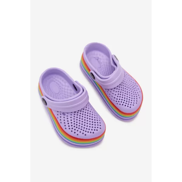  Dětské pantofle BOTO D2016/D2015 PURPLE 