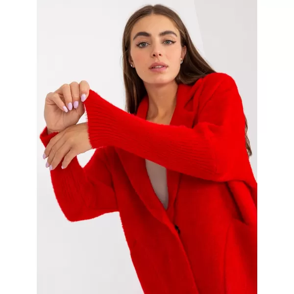  Dámský kabát FACTORY PRICE MBM-PL-1521.97P RED 