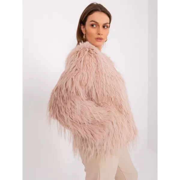  Dámská bunda WOOL FASHION ITALIA AT-KR-2359.96P GRAY-PINK 