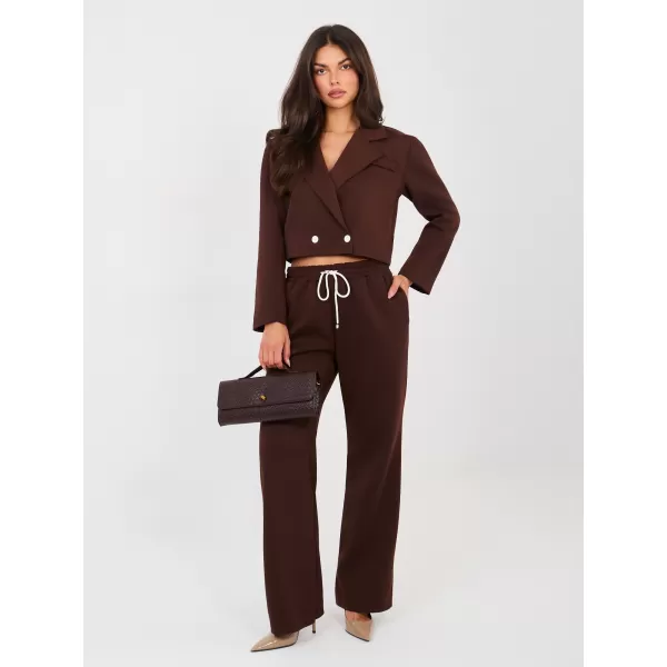  Dámský komplet RUE PARIS IT-KMPL-22202.89 BROWN 