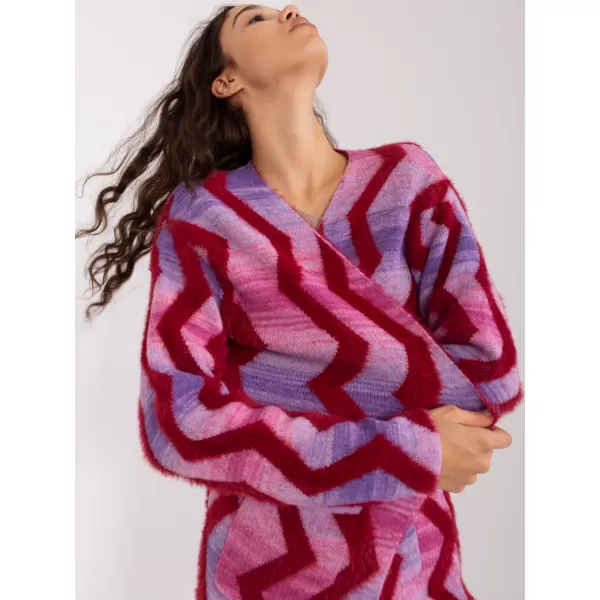  Dámský svetr WOOL FASHION ITALIA AT-SW-234701.34 PINK 