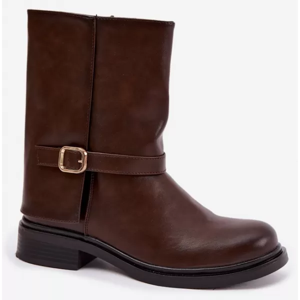  Dámské kotníkové boty BOTO 5859 BROWN 