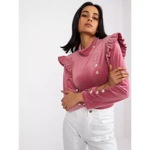  Dámská halenka ITALY MODA DHJ-BZ-6533A.44P DARK PINK 