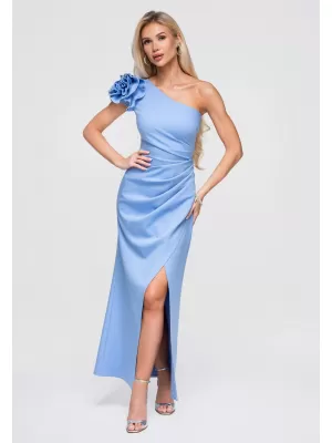 Dámské šaty LARICA LA-OM-DLR377 BLUE