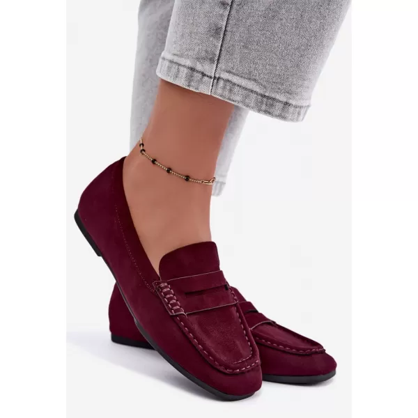  Dámské mokasíny BOTO D-307 BURGUNDY 
