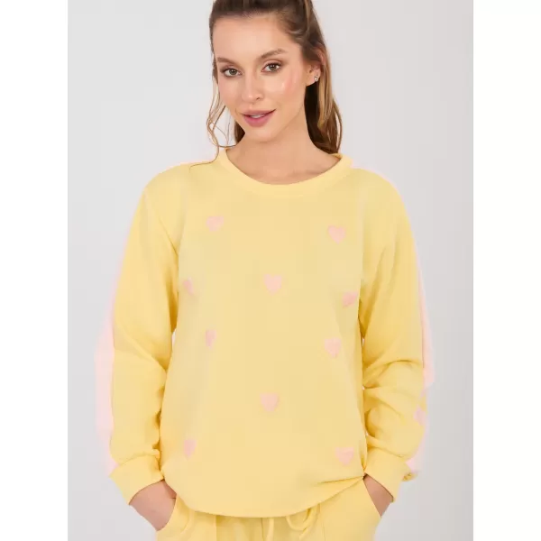  Dámská tepláková souprava RUE PARIS IT-KMPL-22211.31 BRIGHT YELLOW 