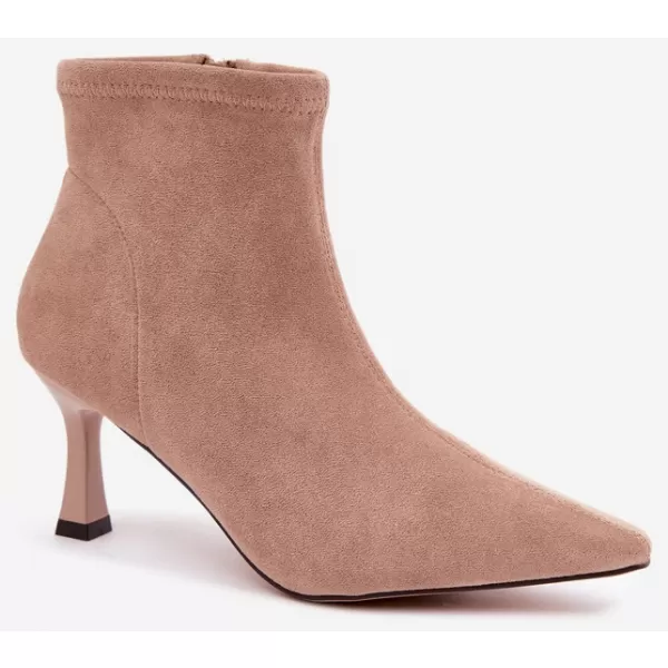  Dámské kotníkové boty BOTO 7107 BEIGE 