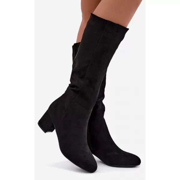  Dámské kozačky S.BARSKI HY62-8131 BLACK 