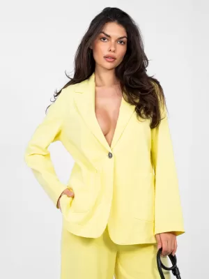 Dámská bunda RUE PARIS IT-MA-FL7703.21P BRIGHT YELLOW