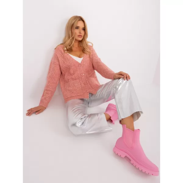  Dámský svetr WOOL FASHION ITALIA AT-SW-2358.31 BRIGHT PINK 