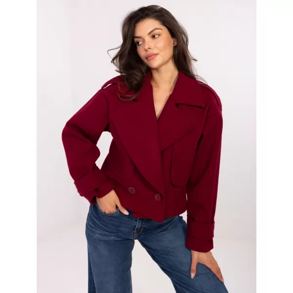  Dámská bunda RUE PARIS IT-KR-A9558.62 BURGUNDY 