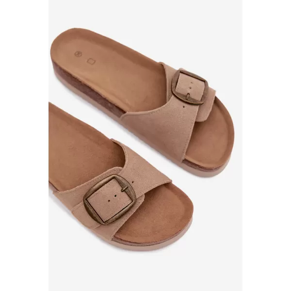  Dámské pantofle BOTO 2833 KHAKI 