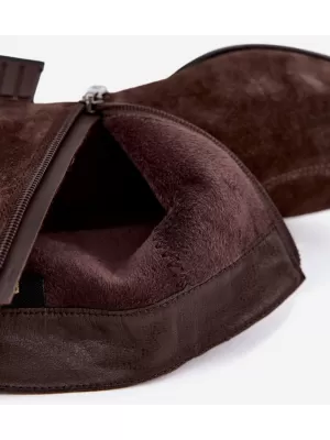 Dámské kotníkové boty D&A CR62-3476 BROWN