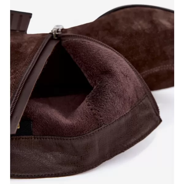  Dámské kotníkové boty D&A CR62-3476 BROWN 