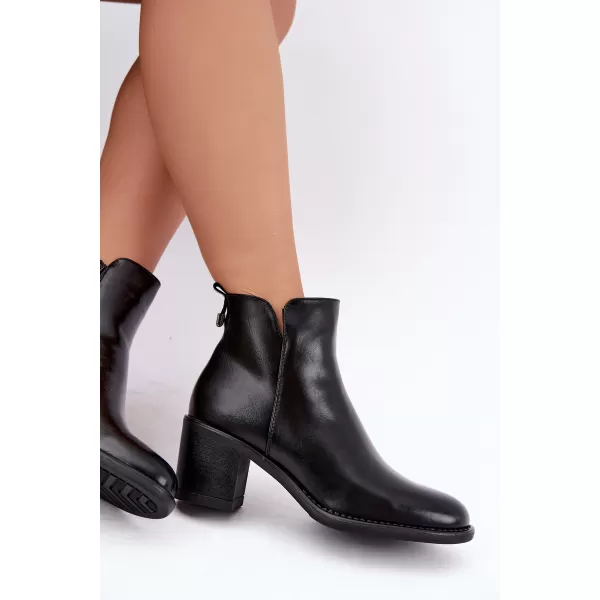  Dámské kotníkové boty VINCEZA 58650 BLACK 