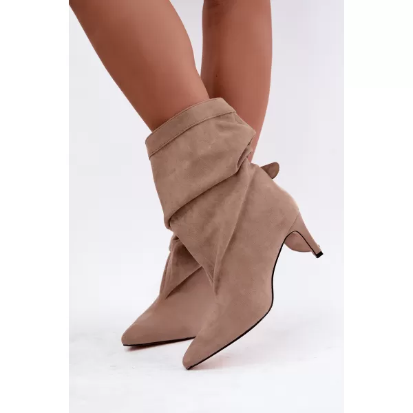  Dámské kotníkové boty BOTO C-412 BEIGE 