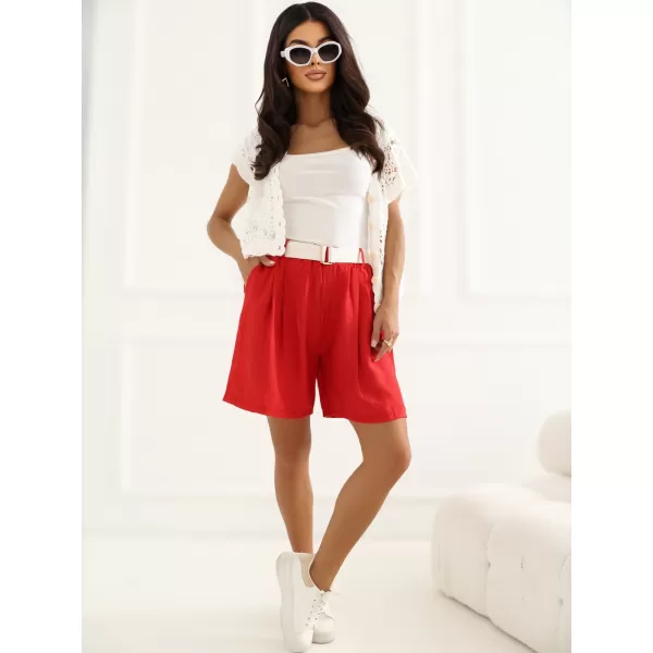  Dámské kraťasy RUE PARIS IT-SN-10359.19 RED 