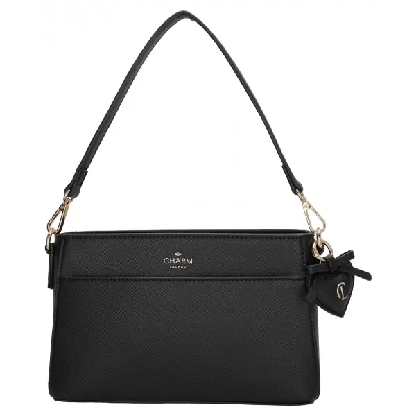  Kabelka Charm London Cambridge W01060 Black BLACK 