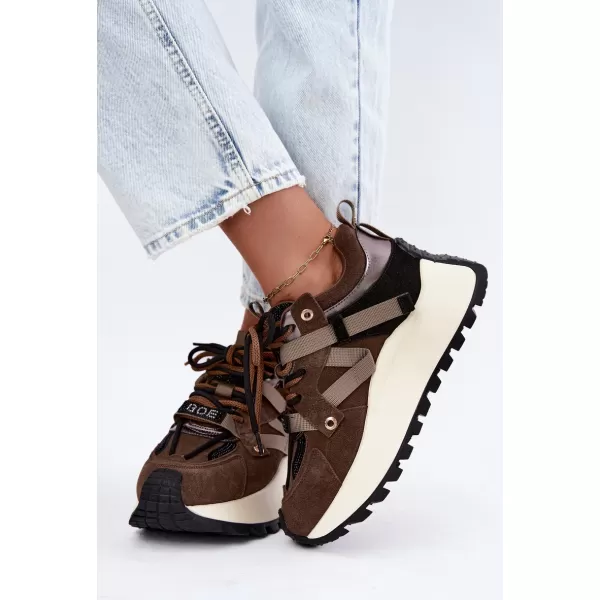  Dámské tenisky GOE UU2N4001 BROWN 