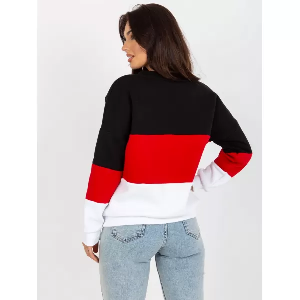  Dámská mikina RELEVANCE RV-BL-8377.89 BLACK AND RED 