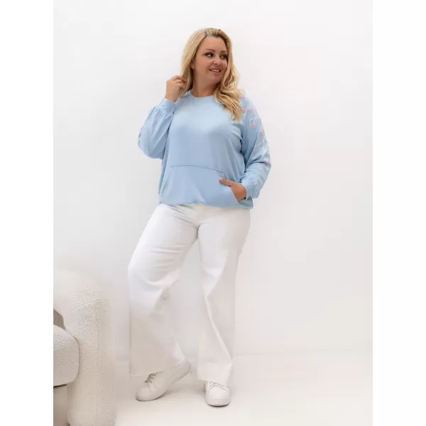  Dámská mikina RELEVANCE RV-BL-A1210.98 LIGHT BLUE 