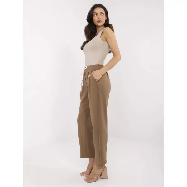  Dámské kalhoty ITALY MODA DHJ-SP-20523.66P LIGHT BROWN 