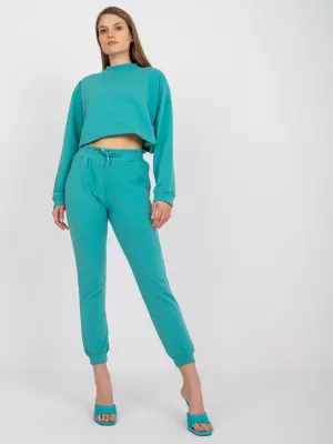 Dámské tepláky BASIC FEEL GOOD AP-DR-A-003 TURQUOISE
