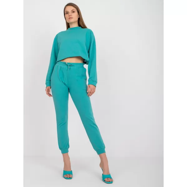  Dámské tepláky BASIC FEEL GOOD AP-DR-A-003 TURQUOISE 