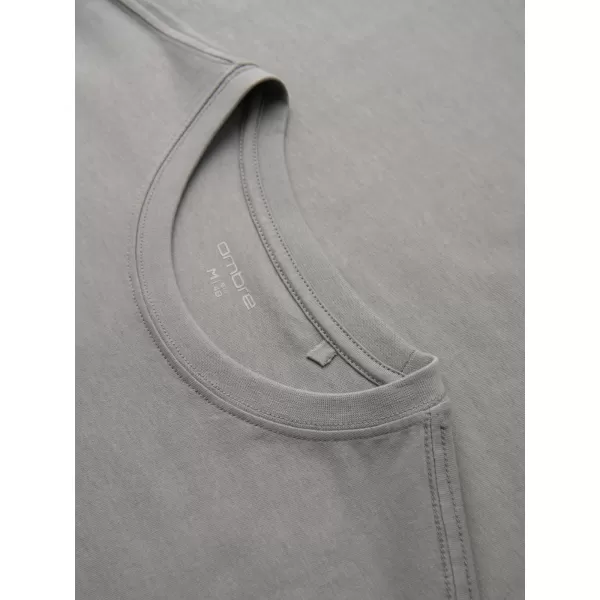  Pánské triko OMBRE OM-TSPT-0257 GREY 