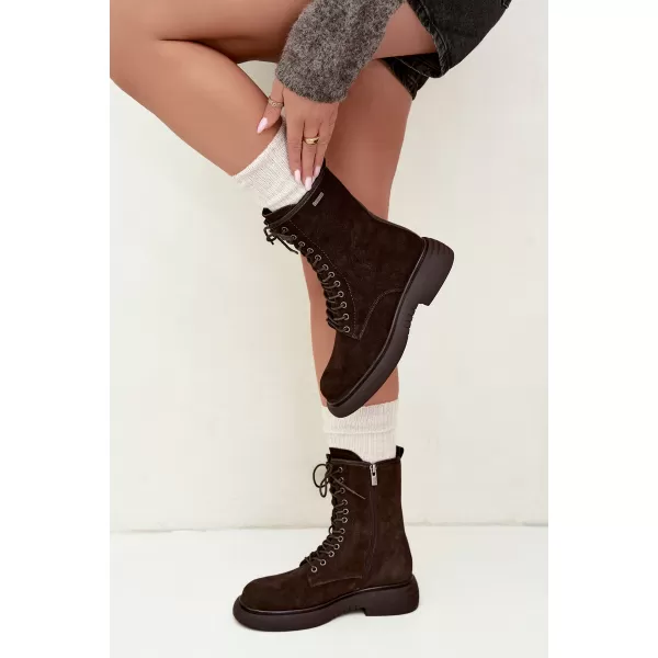  Dámské boty BIG STAR SHOES UU274612 BROWN/BEIGE 