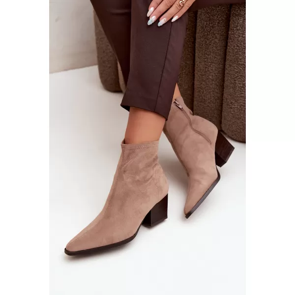  Dámské kotníkové boty BOTO D-209 BROWN 