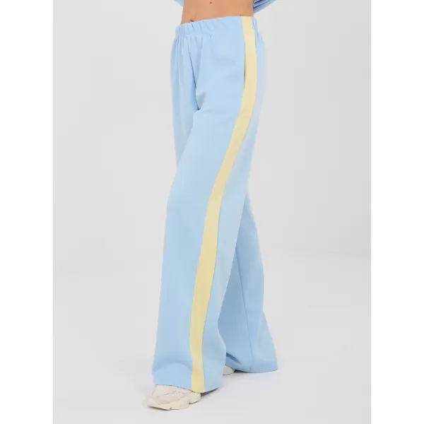  Dámská tepláková souprava RUE PARIS IT-KMPL-22220.25 LIGHT BLUE 