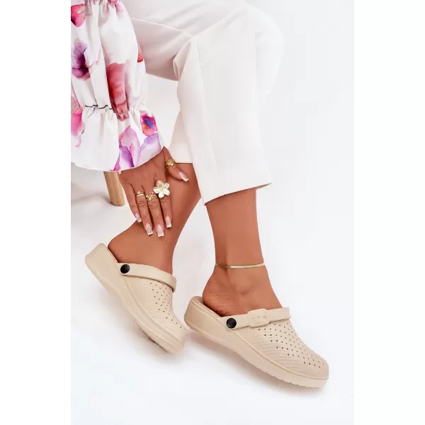  Dámské pantofle BOTO 25SD11-8981 BEIGE 