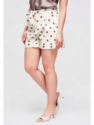 Dámské kraťasy OMBRE OW-ST-E0014 TAUPE