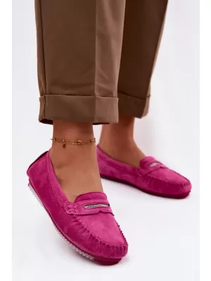 Dámské mokasíny S.BARSKI LR61-7029 FUCHSIA