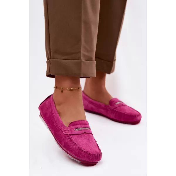  Dámské mokasíny S.BARSKI LR61-7029 FUCHSIA 